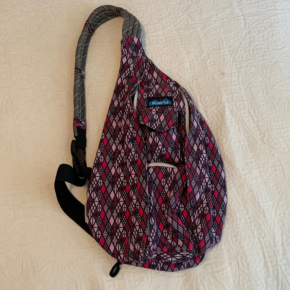 KAVU Rope Sling Bag - Summer 18 - Pink Diamond